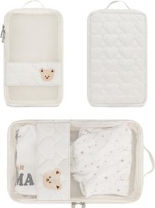Bolsas Organizadoras de Pañales para Bebé, Paquete de <span class=keywords><strong>2</strong></span>, Impermeables, Colgantes, con Diseño de Oso, Reutilizables, Lavables, de Tela - Product Image 5