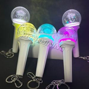 Richshining biểu tượng tùy chỉnh xách tay mini fanlight Keyring LED nhấp nháy Keychain Mini K-POP chính thức thanh cho fan của túi xách - Product Image 4