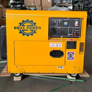 Generador Diésel Súper Silencioso Automático <span class=keywords><strong>de</strong></span> 5/10/20KW, 50/60Hz, Arranque Automático ATS, Monofásico 220V/Trifásico 380V, Portátil para Uso Doméstico - Product Image 2