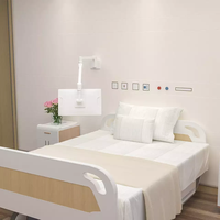 Moniteur de montage de divertissement médical PM-501, support mural de bras de tablette long pour l'hôpital