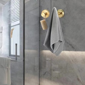 Crochets muraux réutilisables en acier inoxydable à ventouse, étanches, sans perçage, pour cuisine et salle de bain, pour serviettes et vêtements - Product Image 3