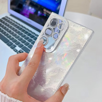 Coque de téléphone portable antichoc et anti-plis pour Samsung Galaxy S25 S24 S23 S22 S21 S26 Ultra Plus avec film de protection d'objectif