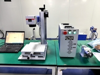 Mopa mesin penanda laser 50W 30W fokus otomatis 2.5D 3D mesin pengukir laser serat untuk perhiasan pemadam kebakaran Mug Tumbler