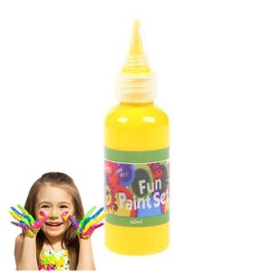 BOMEIJIA Bouteille de peinture en plastique transparent 60ML Peinture au doigt 12 couleurs lavables - Product Image 4