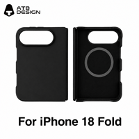 Étui de téléphone portable magnétique pliable en silicone de qualité supérieure ATB pour iPhone Duo Fold, résistant aux chocs, personnalisé