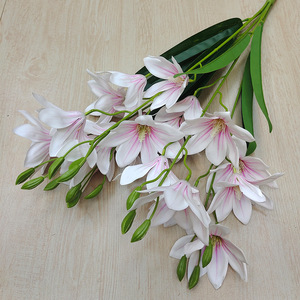 Fiore di Magnolia artificiale decorazione di nozze colorato vero tocco fiori di Magnolia artificiale Magnolia - Product Image 6
