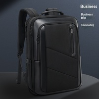 Tas Ransel Laptop Oxford Lintas Batas Baru 36-55L Pengisian Daya USB Tali Bahu Melengkung Bisnis Tahan Air Multifungsi Poliester