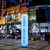 Colonne Lumineuse Publicitaire Support sur Mesure Tube LED Skydancer Gonflable Personnalisé pour Équipement Publicitaire