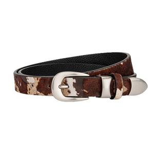 Spot rétro personnalité tout match tendance européenne américaine mode alliage boucle couleur florale peau de vache <span class=keywords><strong>3</strong></span>.5cm ceinture décontractée - Product Image 6