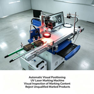 Máquina de Marcado Láser con Posicionamiento Visual Automático, Inspección OCR y Rechazo Automático para Codificación de Cajas de Dulces y Alimentos - Product Image 5
