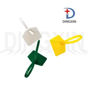 Tamper Proof Self Locking Seal Plastic Cable Ties With Tag