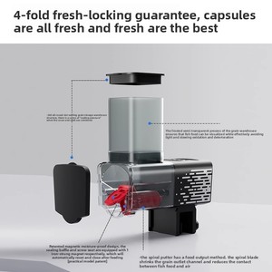 Thân Thiện Với Môi Hình Chữ Nhật Aquarium Máy Bơm Không Khí Cho Cho Yee Tự Động Cá Trung Chuyển Thời gian Glass Tank Cho Koi Cá Vàng Dropshipping - Product Image 4