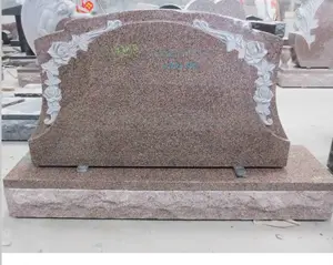 Pink granite headstones cheap prices for sale