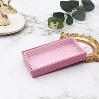Boîte d'emballage pour cils en carton rigide de luxe, personnalisée, imprimée, de haute qualité, type tiroir, emballage cosmétique