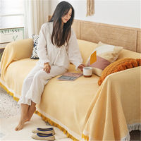 Housse de canapé universelle en polyester imperméable style nordique moderne, motif végétal, marque Diai, pour toutes les saisons