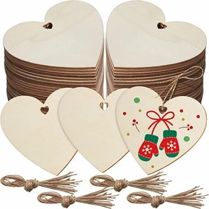 Plakat Hati Kayu Buatan Tangan OEM, Dipoles, Multifungsi, Bentuk Kustom, Gaya Seni, Kenang-kenangan Romantis untuk Pacar - Product Image 6