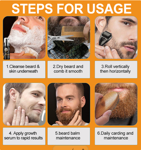 Etiqueta Privada de crecimiento de la <span class=keywords><strong>barba</strong></span> kit profesional <span class=keywords><strong>barba</strong></span> kit para hombres de aseo <span class=keywords><strong>cuidado</strong></span> - Product Image 3