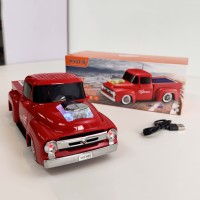 Bocina Portátil Inalámbrica WS-692 con Energía Solar y Diseño de Camioneta Pickup para Fiestas de Escritorio con Bluetooth, Mini Altavoz de Karaoke para Coche y Radio FM