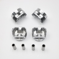 Piston 79 mm, 4 pièces, 4M5G-6105EC pour Ford Focus Mk2 1.6L Duratec DOHC 16 soupapes, moteur essence atmosphérique 2005-2011