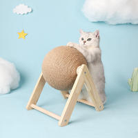 Support de griffoir pour chat avec boule, mobilier pour animaux de compagnie, anti-poussière, résistant aux griffures, pour affûter les griffes, griffoir d'escalade pour chatons, pour le nettoyage des griffes des chats
