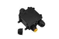 Boîte de jonction 3 voies IP68, connecteur de câble LED, boîte de jonction pour bande LED, boîtier en nylon, boîte de jonction étanche