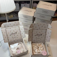 Boîtes cadeaux en carton ondulé personnalisées, boîtes d'emballage pliables blanches, boîtes d'expédition de bijoux exquises, utilisées pour les boîtes cadeaux express