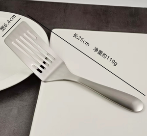 DFSP15 Espátula Ranurada para Cocinar y Freír Carne de Res, Personalizada y en Stock, de Acero Inoxidable SUS304 - Product Image 1