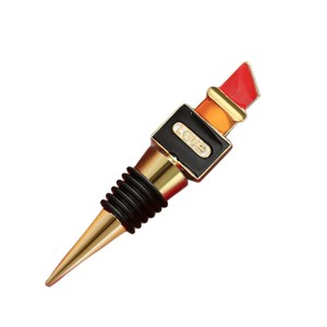 Lipstick Wine <b>Stopper</b> Gold Silver Rose Gold Sealing Bottle <b>Stopper</b> Wedding Gift - Product Image 5