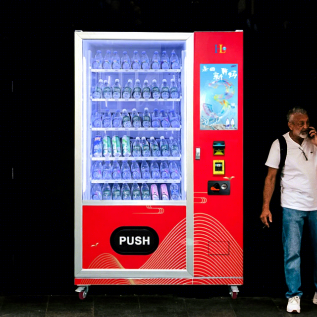 Intelligent Cooling Bottled Beverage Automatic Vending Machine Brand Promotion Multiple Payment Vending Machine for Drinks