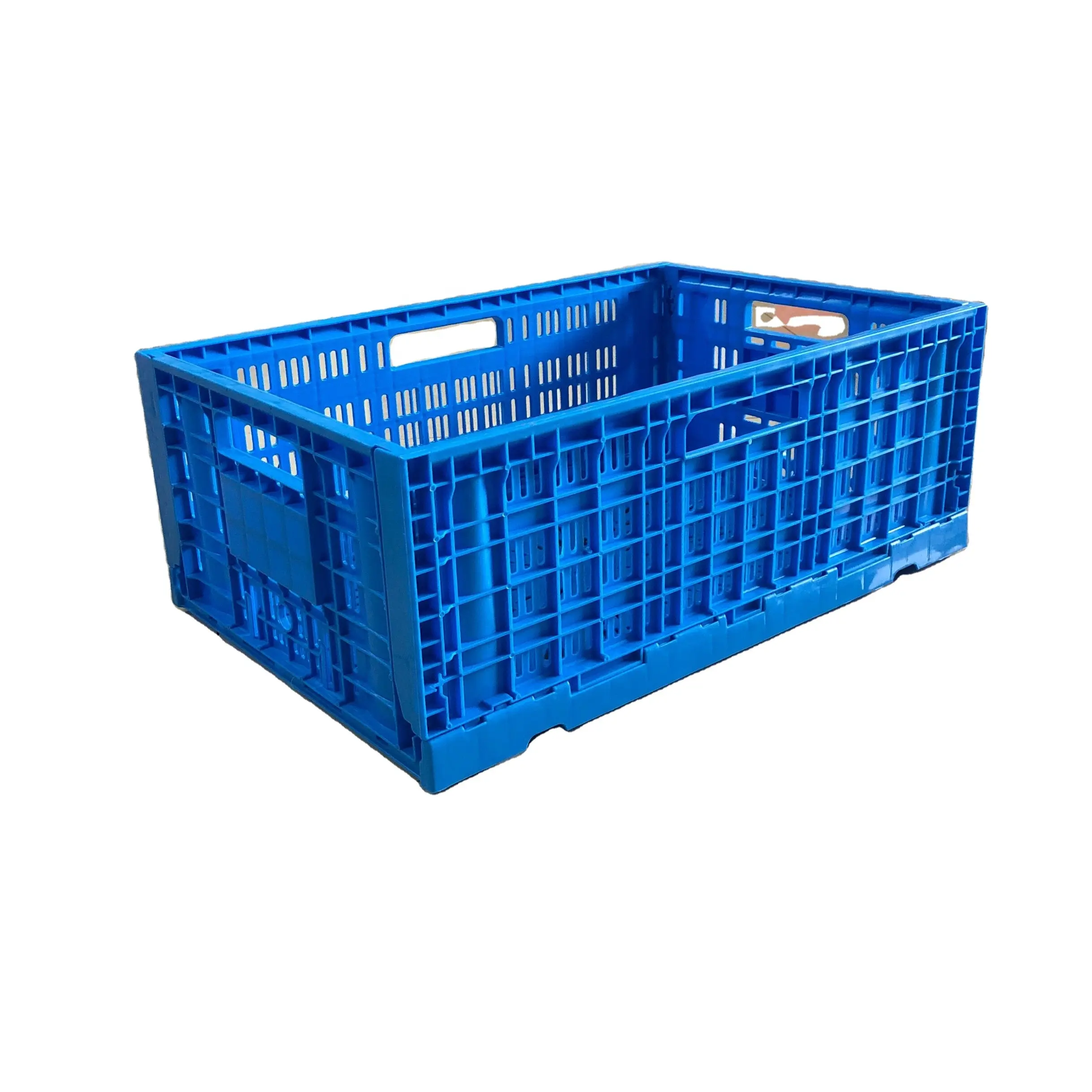 Caisse agricole pliable en plastique, 600x400x230mm, 12 pièces, boîte pour fruits, agriculture, vente en gros