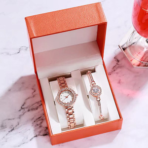 Wholesale Elegant Women Gift <strong>Set</strong> Crystal Bracelet Quartz <strong>Watch</strong> <strong>Set</strong> - Product Image 1