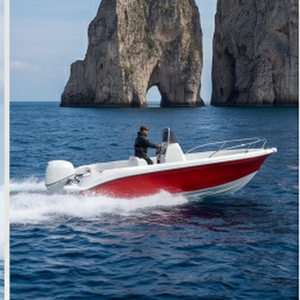 Bateau de pêche professionnel en fibre de verre certifié CE, console centrale de 5 m, coque en V profond pour moteur hors-bord de 90 CV, croisière et loisirs, 5 passagers - Product Image 2