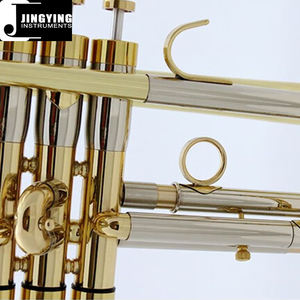 2023 Jingying musique laiton vent, corps en laiton professionnel importé Monel <span class=keywords><strong>Piston</strong></span> JYTR-A698 trompette modèle lourd - Product Image 4