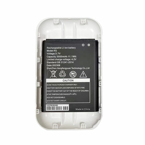 Bộ định tuyến không dây LTE di động 4G với màn hình màu LCD tối đa 300Mbps tốc độ dữ liệu Lan Wifi có thể cắm thẻ qua biên giới Mifi di động - Product Image 4