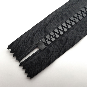 Sac de couchage de haute qualité, accessoire de tente de bateau noir avec <span class=keywords><strong>Double</strong></span> tirette coulissant extrémité ouverte #10 séparant de grandes fermetures à glissière en plastique - Product Image 2