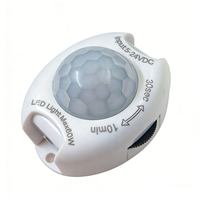 Détecteur de mouvement DC 5V 12V Interrupteur lumineux Détecteur de mouvement activé par minuterie Automatique Détecteur de mouvement PIR marche arrêt pour bande lumineuse LED