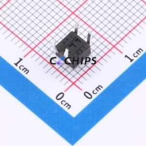 TC110916050 Tactile Switch Through hole Component (THT)-4P,4.5x4.5mm Switch Single Pole Single Throw Round Button 1.6N 5mm - Product Image 2