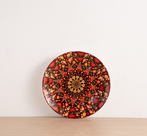 Bohemian Red Mandala Floral Ceramic Dinnerware <b>Set</b>, Customizable Plates Bowls <b>Bakeware</b> for Wholesale - Product Image 5
