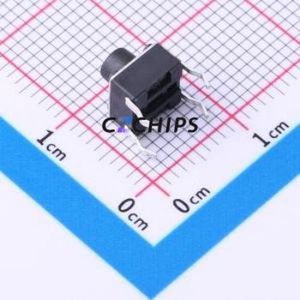 TSD001A06026A04 Tactile Switch Through hole Component (THT)-4P,6x6mm Switch Round Button 2.6N Through Hole 6mm - Product Image 2