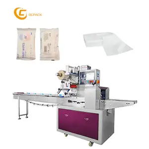 Full-Auto Face Tissue Towel Packaging Machines Other Wet Wipes Tissue Bag Pillow Shape Horizontal Sachet Packing Machine