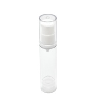 Fabricant de flacons à pompe sans air en plastique rechargeables de 5 ml, 10 ml, 15 ml pour les soins de la peau