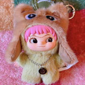 Wholesale 100% Authentic <strong>Letsvan</strong> <strong>Wakuku</strong> V3 on a Roll Series Blind Box Vinyl Plush Dolls Kawaii Toy Keychains Christmas Bag Charm - Product Image 4