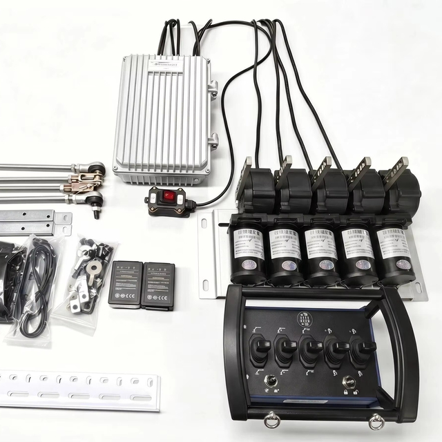 Industrial Wireless Remote, Crane Radio Control, Hoist Remote, EOT Crane Controller, 5 Button Transmitter, Waterproof Receiver