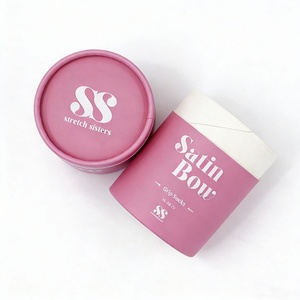 Emballage personnalisé recyclable pour serviettes et vêtements, options de tubes/contenants en carton kraft, tailles personnalisées, impression de logo - Product Image 3