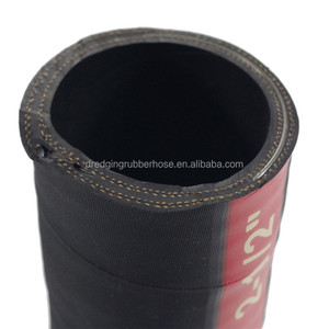 Manguera de Succión de Arena, Tubo de Caucho Natural con Refuerzo de Alambre de Acero y Cordón de Neumático, Resistente a la Abrasión - Product Image 4