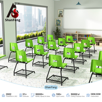 Ensembles de sièges ergonomiques durables et confortables pour adultes, pour la lecture, l'étude, la formation en classe, le bureau et l'atelier