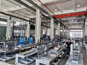 آلة طباعة شاشة حريرية أوتوماتيكية بالكامل ذات محطتين من نوع JDZ-2003 لطباعة ملصقات العناية بالملابس - Product Image 2