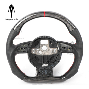 Volant en fibre de carbone amélioré pour les modèles <span class=keywords><strong>Audi</strong></span> B8.5 S4 S5 RS5 RS6 Q5 Q7 Q3 Q8 A1 A3 A4 A5 A6 A7 S3 S1 S6 RS3 RS4 B8 C6 C7 - Product Image 1