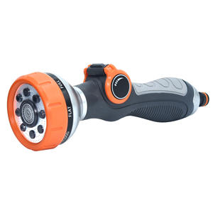 Boquilla de riego multifuncional para jardín, conector de manguera de plástico ajustable con ángulo de pulverización de 110 grados para uso en exteriores - Product Image 1