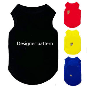 Ropa <span class=keywords><strong>de</strong></span> Alta Gama para Perros Pequeños, Camisetas <span class=keywords><strong>de</strong></span> Algodón para Perros, Primavera Verano - Product Image 1